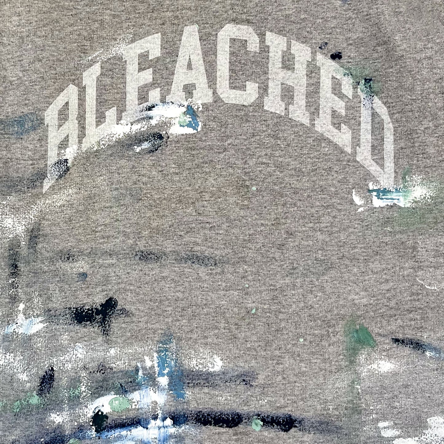 PAINTED COLLEGIATE SWEATSHIRT